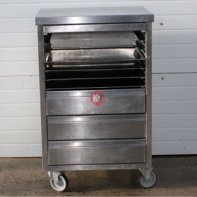 Oventi - Servante inox pour laboratoire pâtisserie