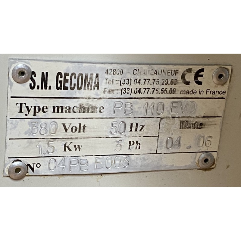 Gecoma - Peseuse bouleuse PB 110